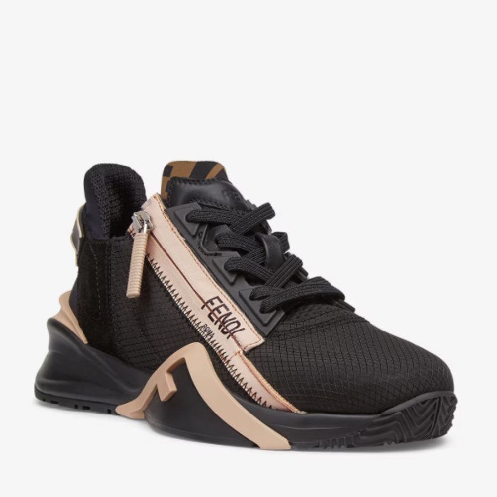 Fendi Black and nude Athletic Shoes size 8 like new